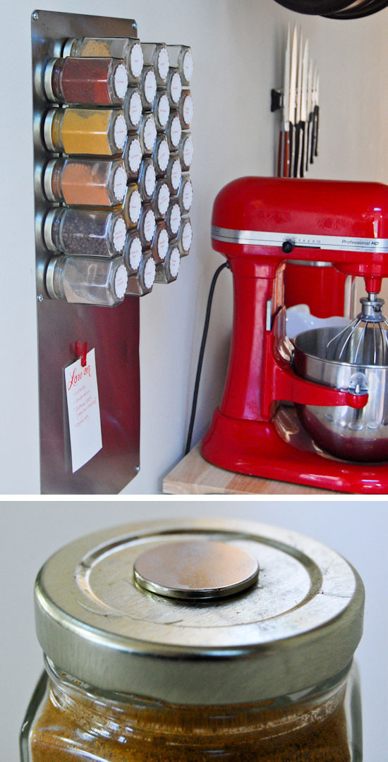 DIY Spice Rack Apartment
 Make a Magnetic Spice Rack