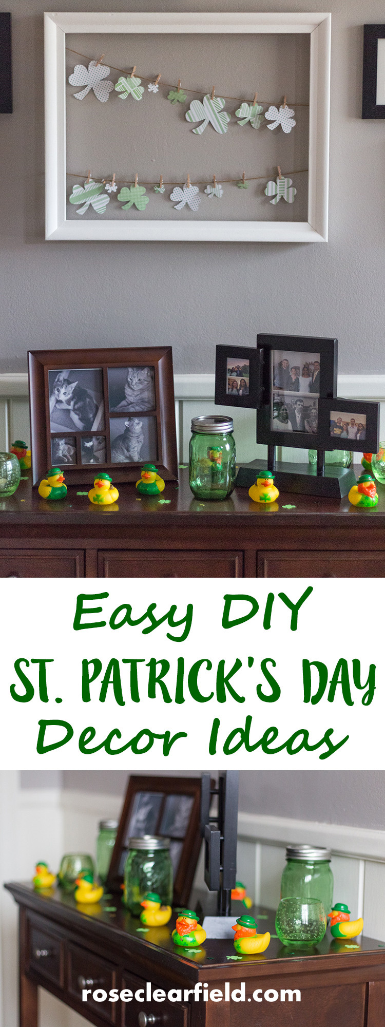 Diy St Patrick's Day Decorations
 DIY Easy St Patrick s Day Decor Ideas • Rose Clearfield