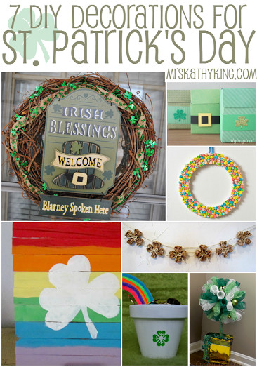 Diy St Patrick's Day Decorations
 DIY St Patrick s Day decorations