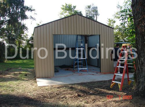 DIY Steel Building Kit
 DuroBEAM Steel 24x24x12 Metal Building Kits DiRECT Prefab