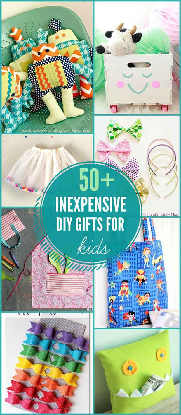 DIY Stuff For Kids
 50 Inexpensive DIY Gifts for Kids Lil Moo Creations