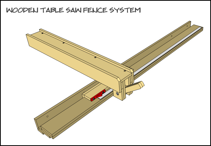 DIY Table Saw Fence Plans
 Wooden Table Saw Fence Homemade Clamps Vises And Other