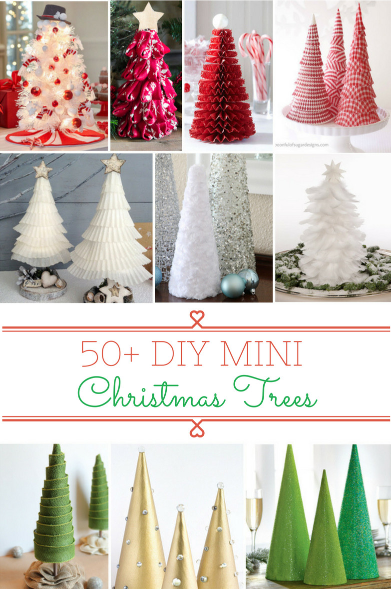 DIY Tabletop Christmas Tree
 50 DIY Mini Christmas Trees Prudent Penny Pincher