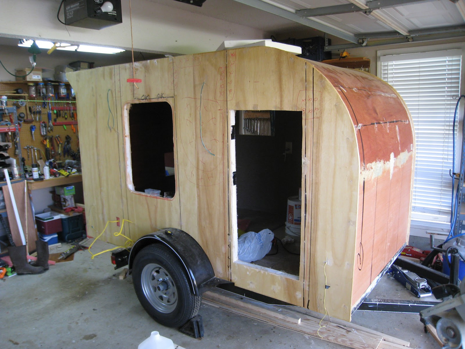 DIY Teardrop Trailer Plans
 Karen Homemade camper trailer plans