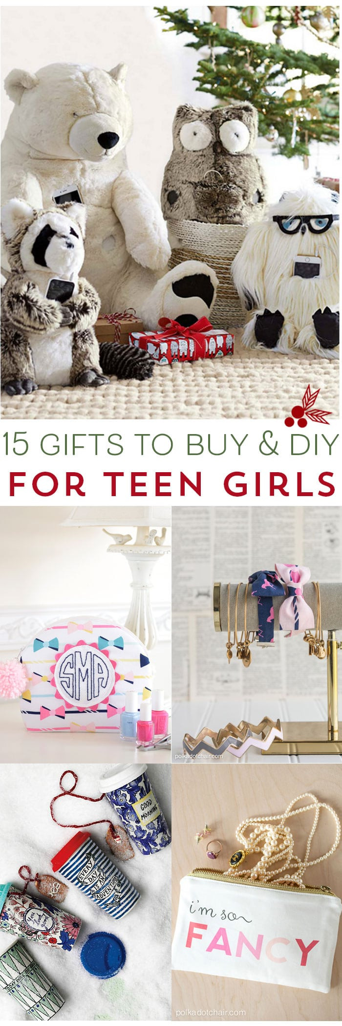 DIY Teenage Gifts
 15 Gifts for Teen Girls to DIY and Buy The Polka Dot Chair