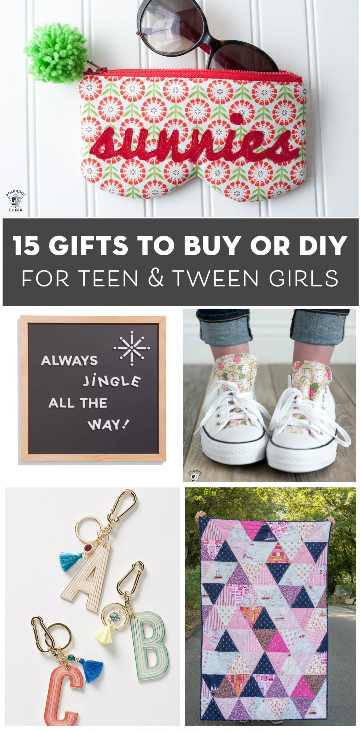 DIY Teenage Gifts
 15 Gift Ideas for Teenage Girls That You Can DIY or Buy