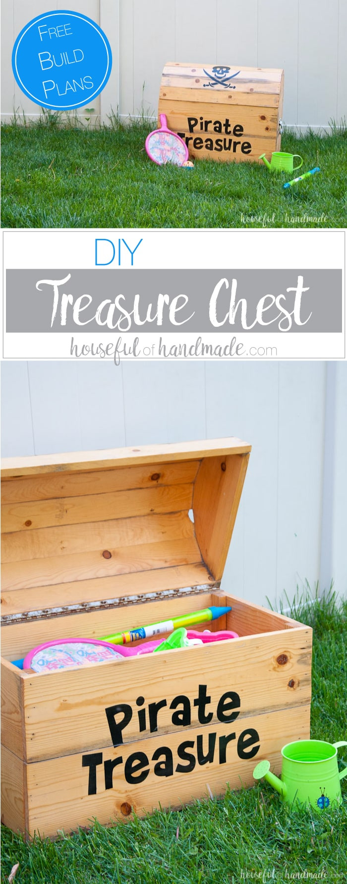 DIY Treasure Chest Box
 DIY Treasure Chest Toy Box Houseful of Handmade