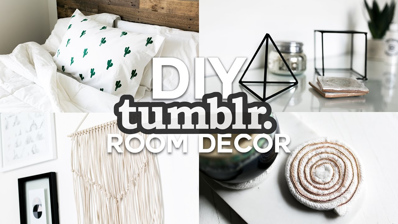 DIY Tumblr Room Decor
 DIY Tumblr Inspired Room Decor Minimal & Simple 2016