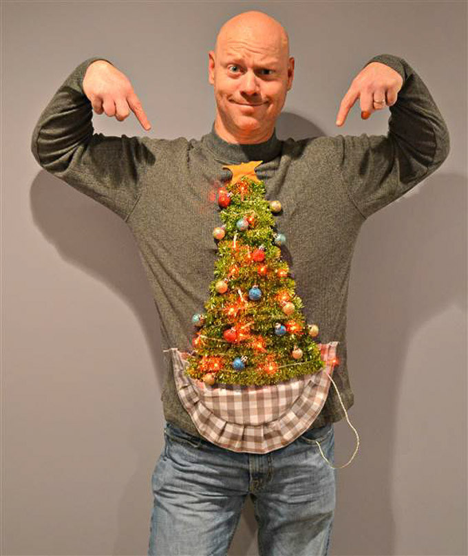 DIY Ugly Christmas Sweater Ideas
 20 Hilarious Ugly Christmas Sweaters Design Dazzle