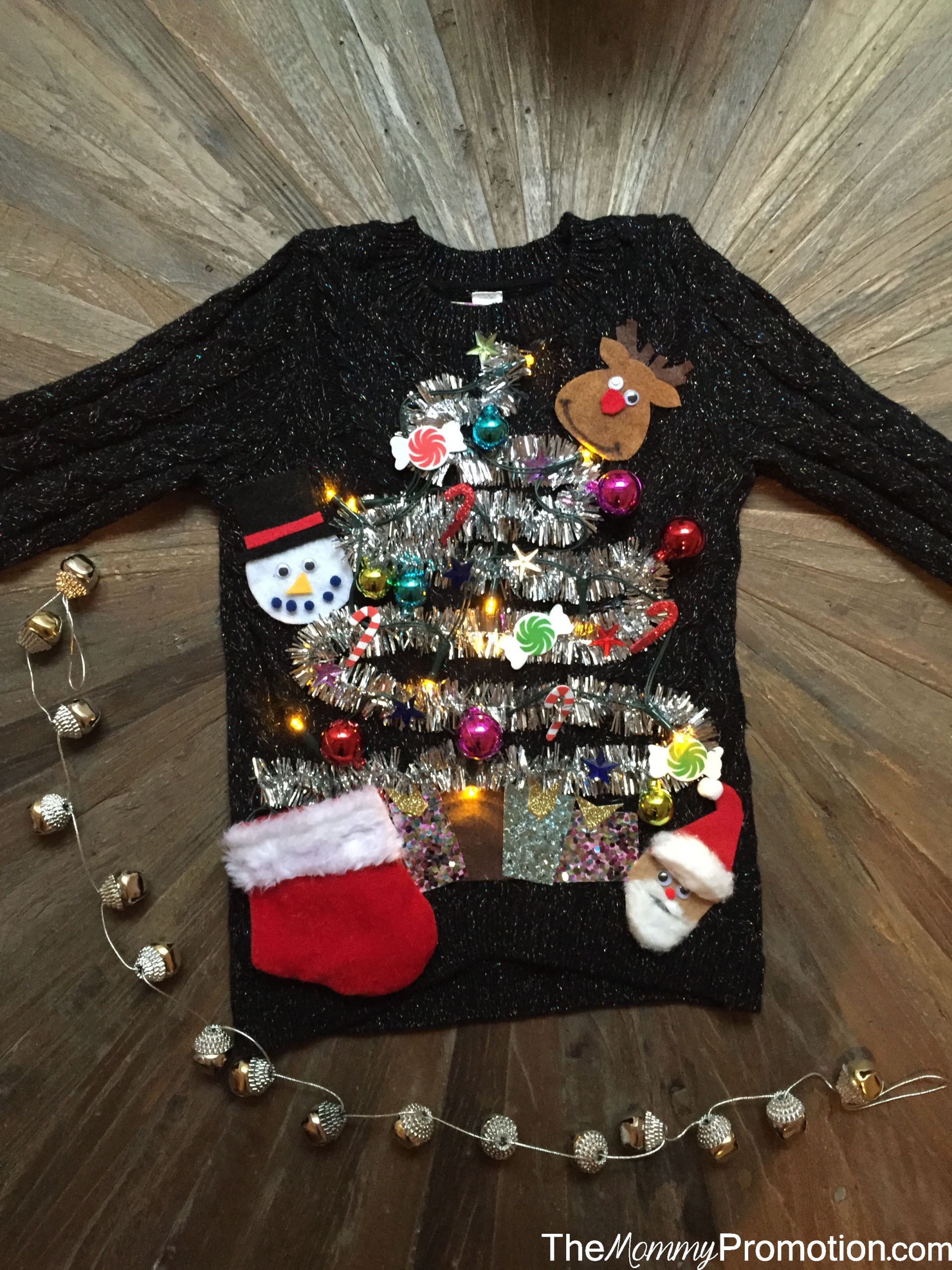 DIY Ugly Christmas Sweater Ideas
 DIY Ugly Cute Christmas Sweater – for Kids – The Mommy