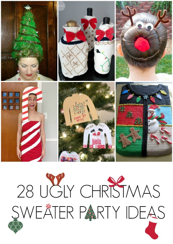 Diy Ugly Christmas Sweater Party Ideas
 28 Ugly christmas sweater party ideas C R A F T