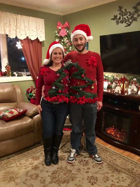 Diy Ugly Christmas Sweater Party Ideas
 10 The Best Couples Ugly Christmas Sweaters Oh My