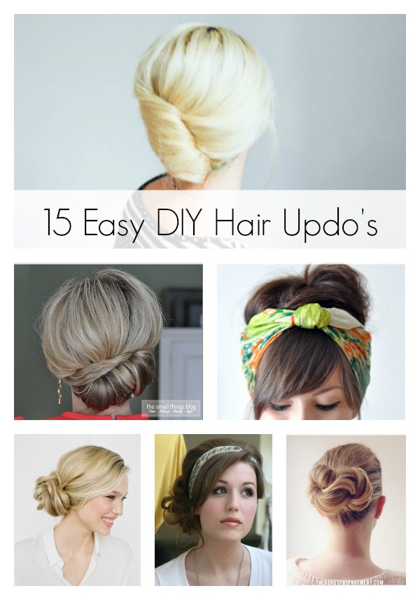 DIY Updos For Long Hair
 15 Easy DIY Hair Updo s artzycreations