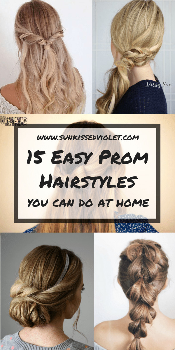 DIY Updos For Long Hair
 15 Easy Prom Hairstyles for Long Hair You Can DIY At Home