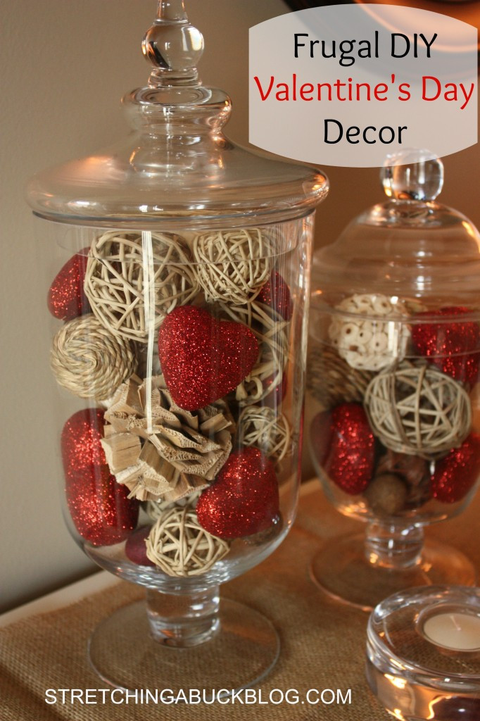 DIY Valentine Decorations
 11 Frugal DIY Valentine s Day Decor Ideas Stretching a