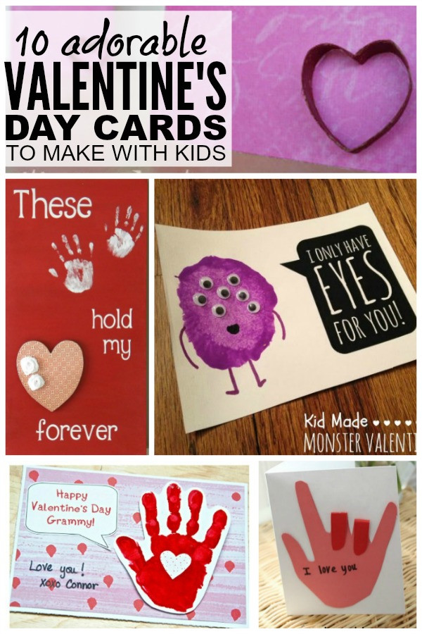 DIY Valentines Card For Kids
 10 adorable DIY Valentine s Day cards to make with your kids