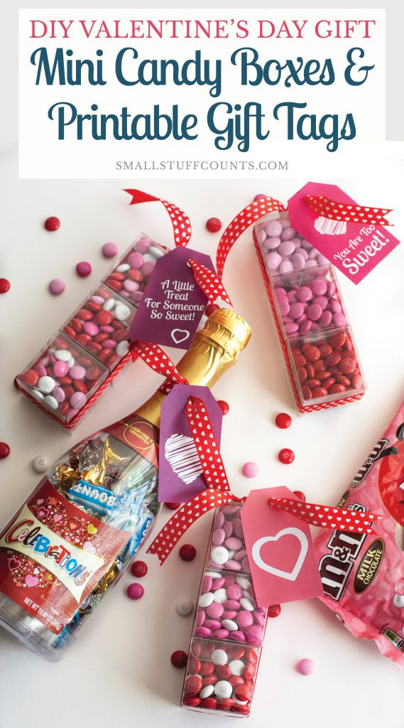 DIY Valentines Day Gift
 DIY Valentine s Day Gift Mini Candy Boxes & Printable