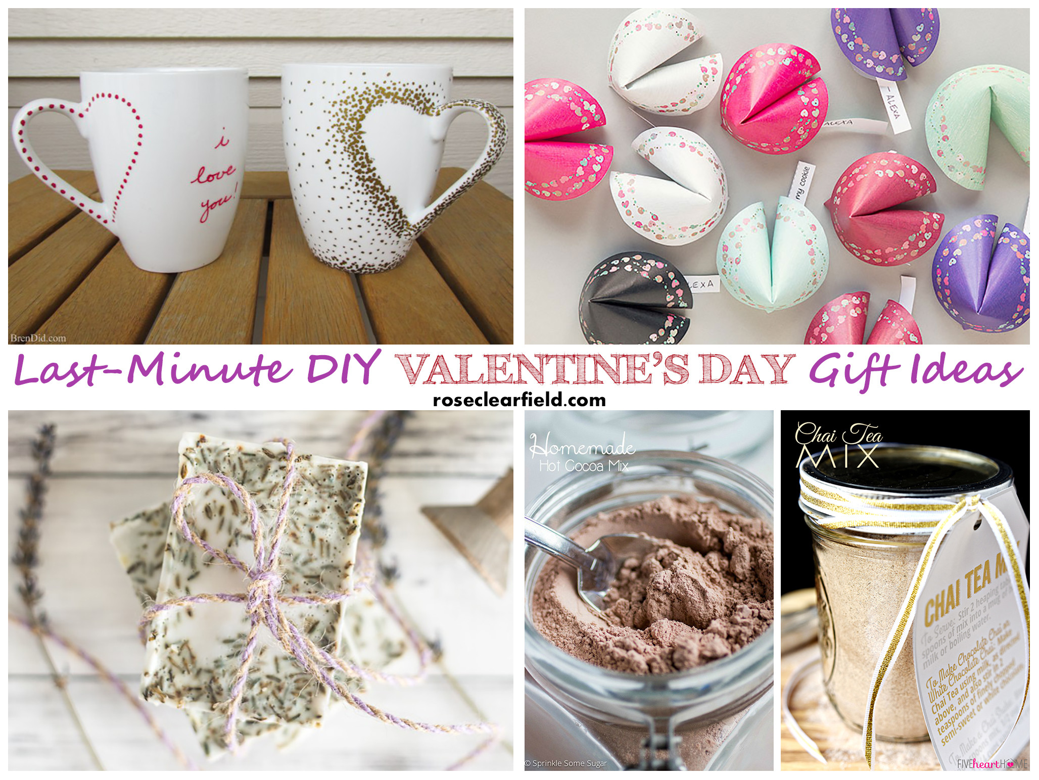 DIY Valentines Day Gift
 Last Minute DIY Valentine s Day Gift Ideas • Rose Clearfield