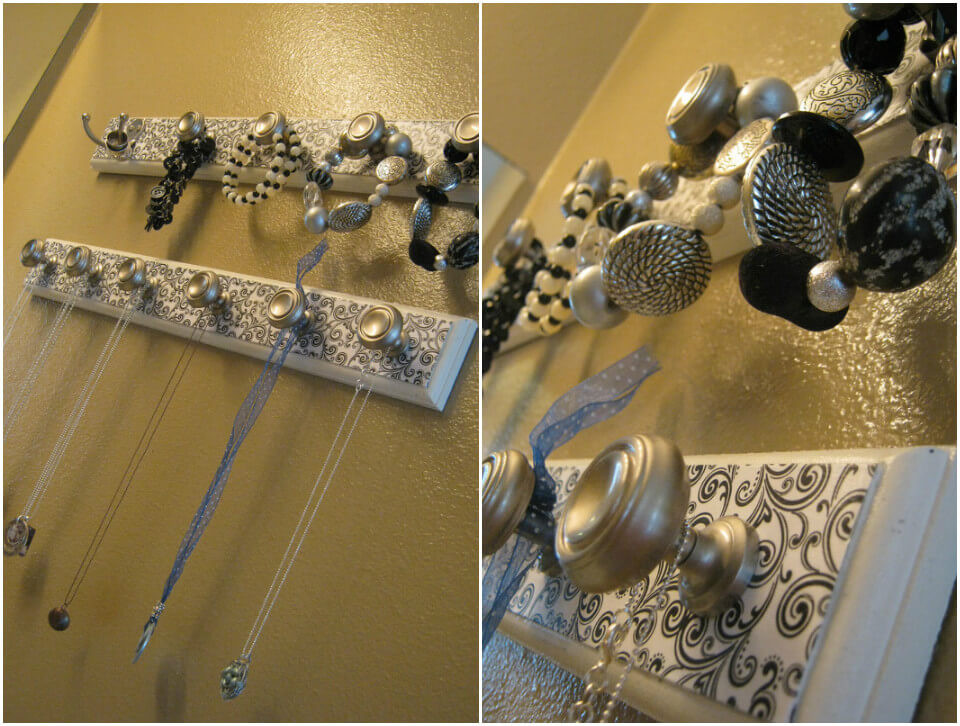 DIY Wall Hanging Jewelry Organizer
 100 DIY Jewelry Organizers & Storage Ideas Full