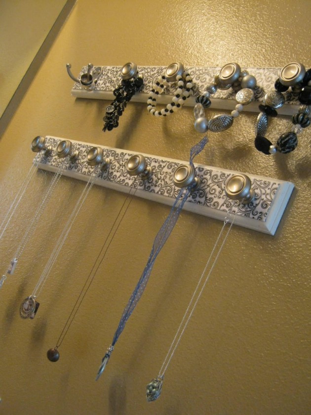 DIY Wall Hanging Jewelry Organizer
 36 Awesome Ideas of DIY Wall Jewelry Organizers