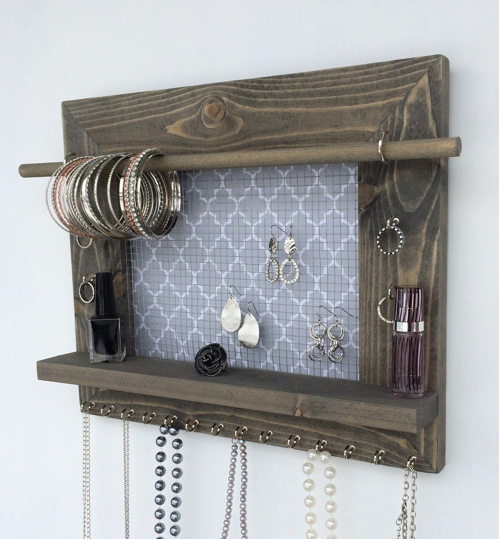 DIY Wall Hanging Jewelry Organizer
 5 Easy Tools for Closet Organization