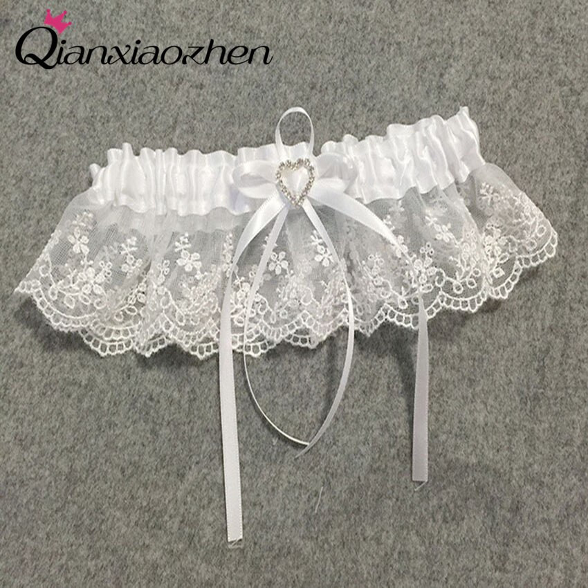 DIY Wedding Garters
 Aliexpress Buy Qianxiaozhen Flower Lace Leg Wedding