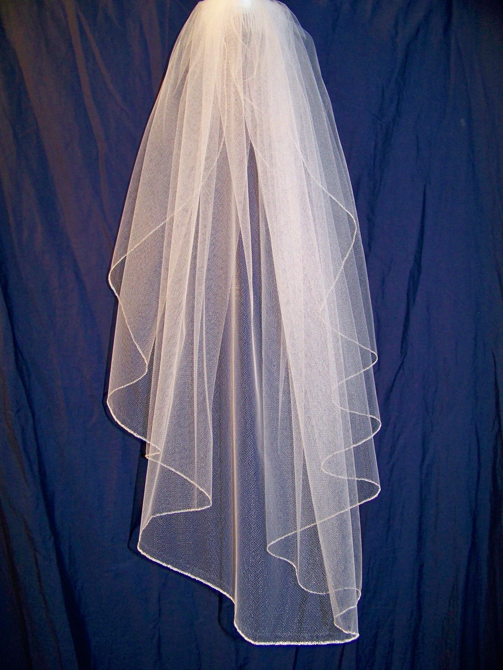Diy Wedding Veil Pattern
 Step 2a Veil Shape
