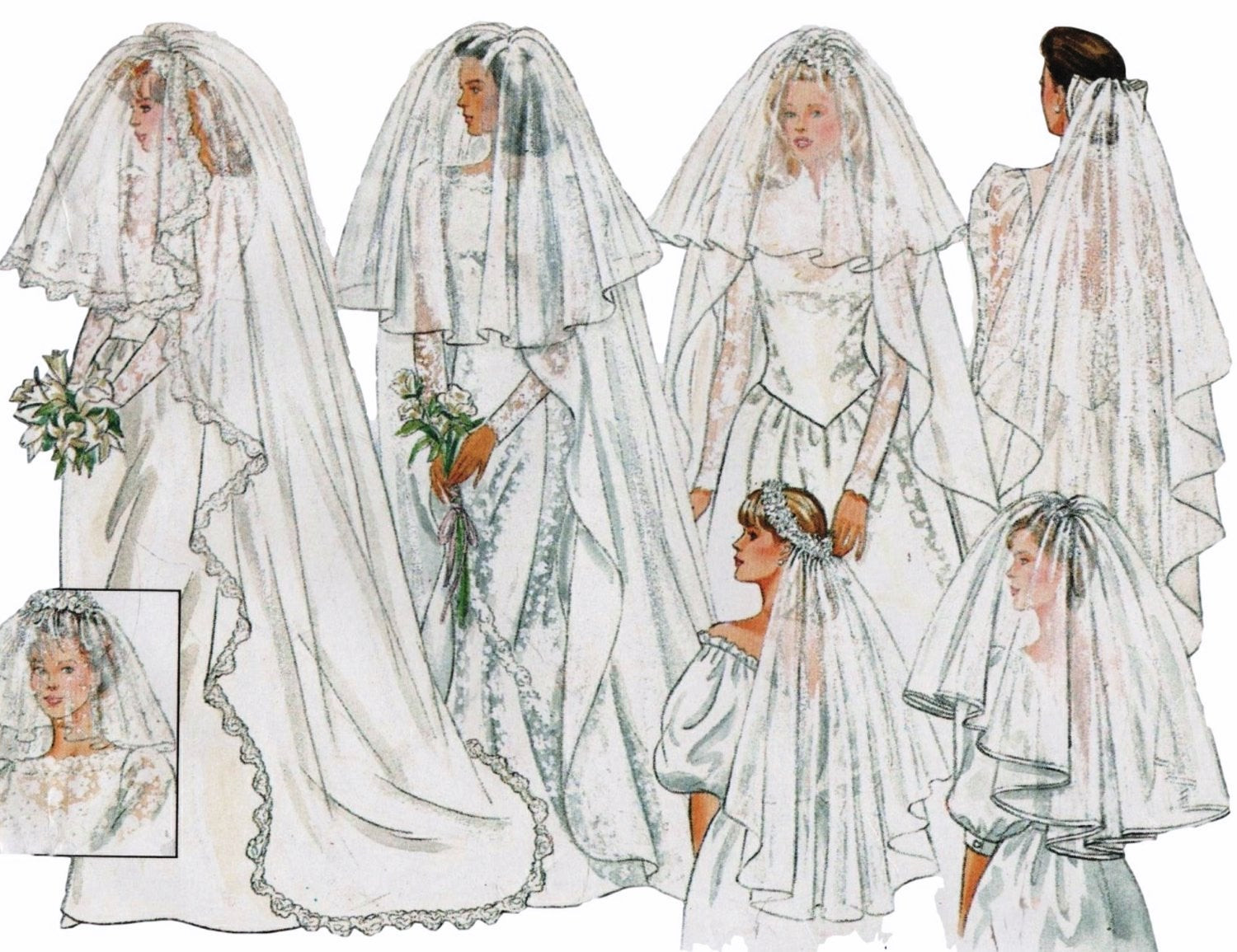 Diy Wedding Veil Pattern
 Wedding Veil Pattern Bridal Veil DIY Wedding BUTTERICK 4649