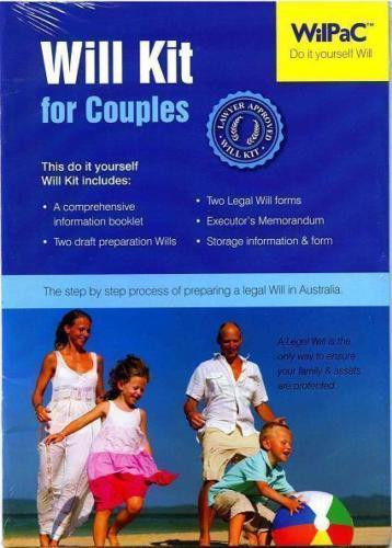 DIY Will Kit
 Wilpac Will kit DIY Legal Will Kit for Couples RRP $29 95