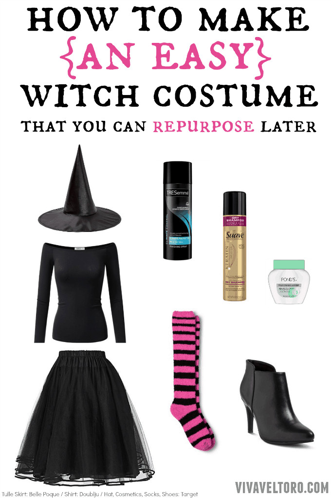 DIY Witch Costume
 Easy Witch Costume That You Can Repurpose Later Viva