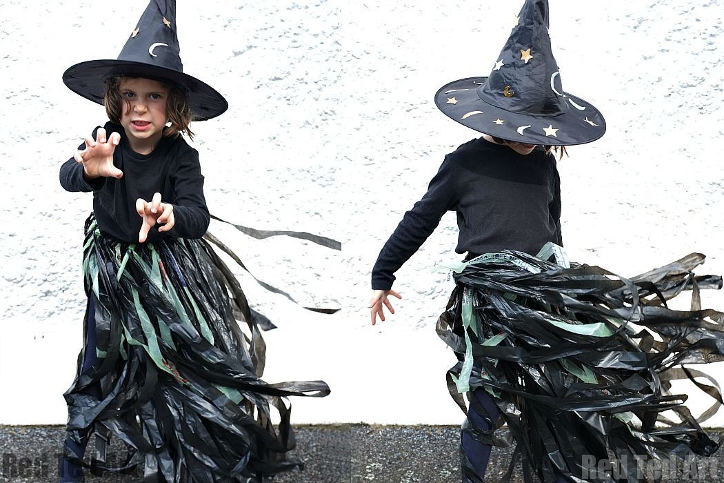 DIY Witch Costume
 Last Minute Halloween Costume Witch Tutu