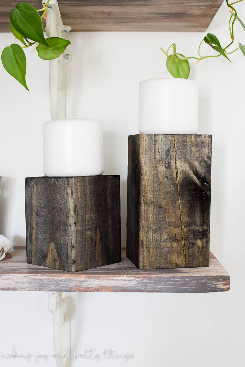 DIY Wood Candle Holders
 How to Make the Easiest DIY Wooden Candle Stands Making