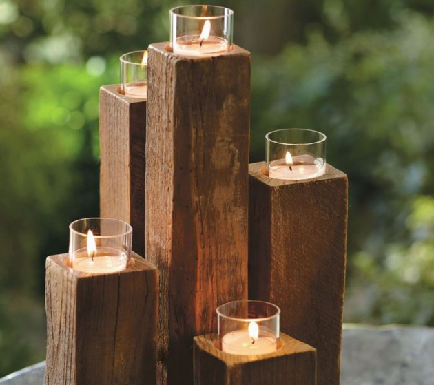 DIY Wood Candle Holders
 21 DIY Wooden Candle Holders To Add Rustic Charm This Fall