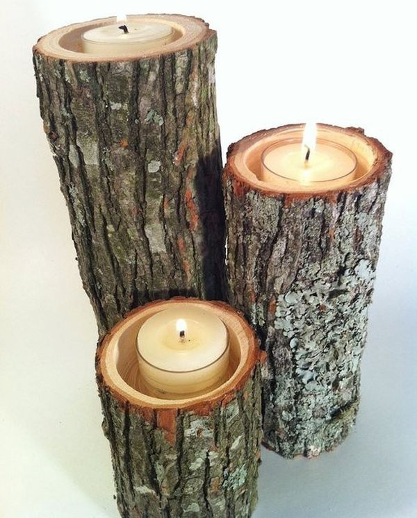 DIY Wood Candle Holders
 Get Crafty And Make Some Unique Candle Holders – 50 Ideas