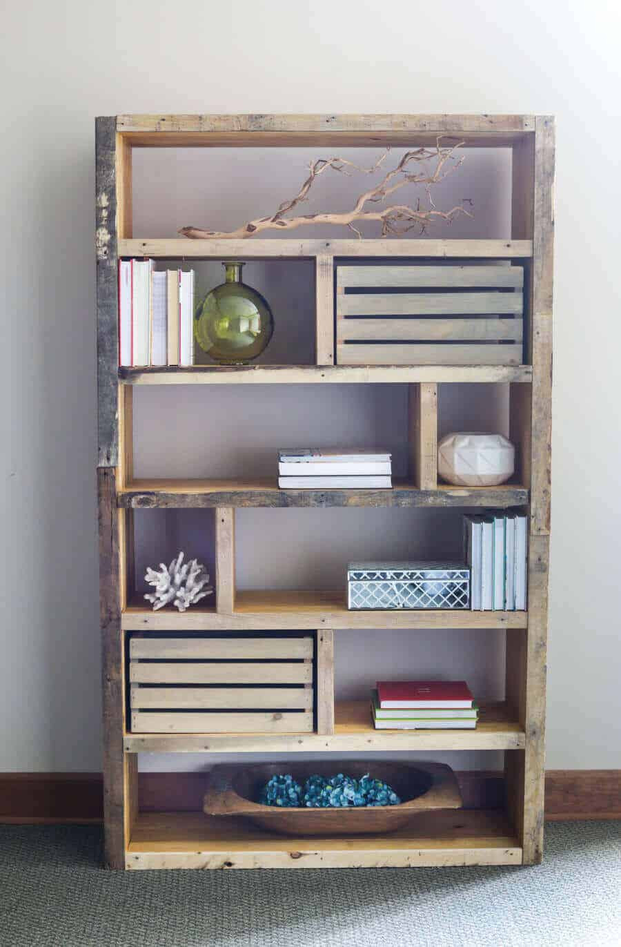 DIY Wood Pallet Shelf
 33 Diy Pallet Shelves You’ll Want to Build to Get more