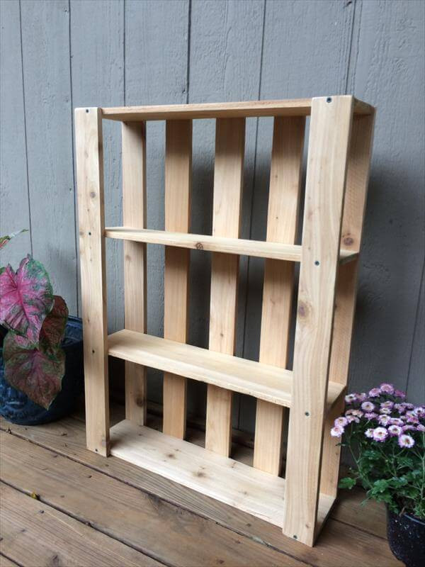 DIY Wood Pallet Shelf
 30 Fast Simple and Stylish Ideas for DIY Pallet Shelves