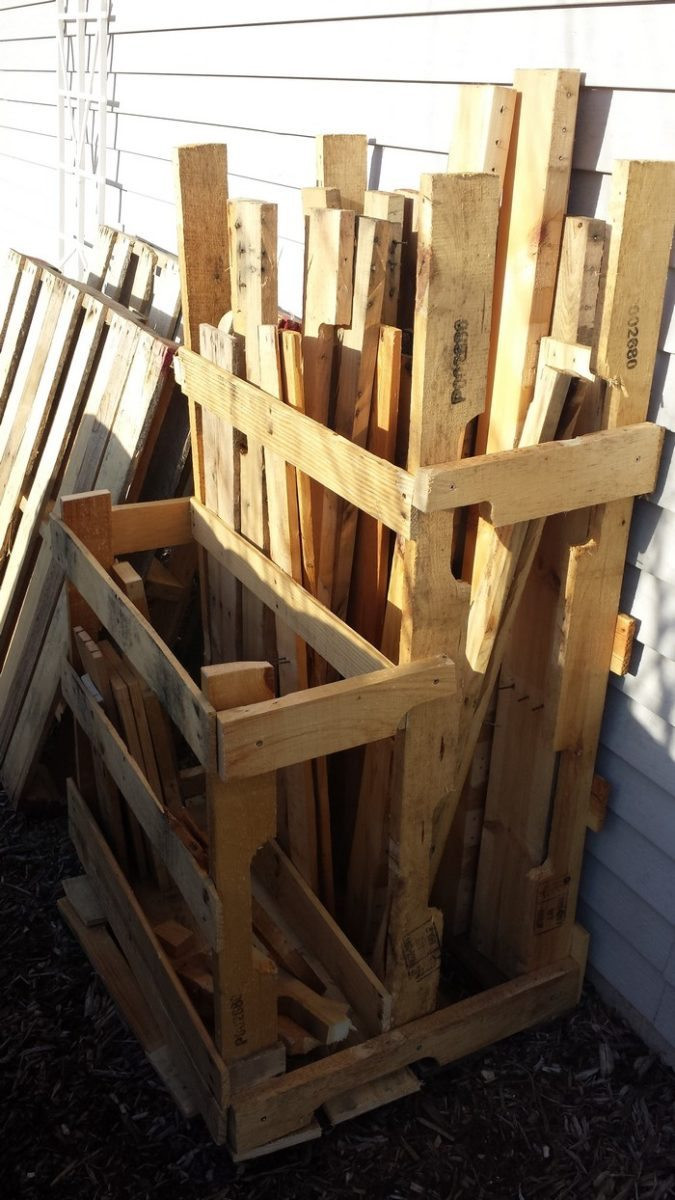 DIY Wood Storage Rack
 Build an easy portable lumber rack