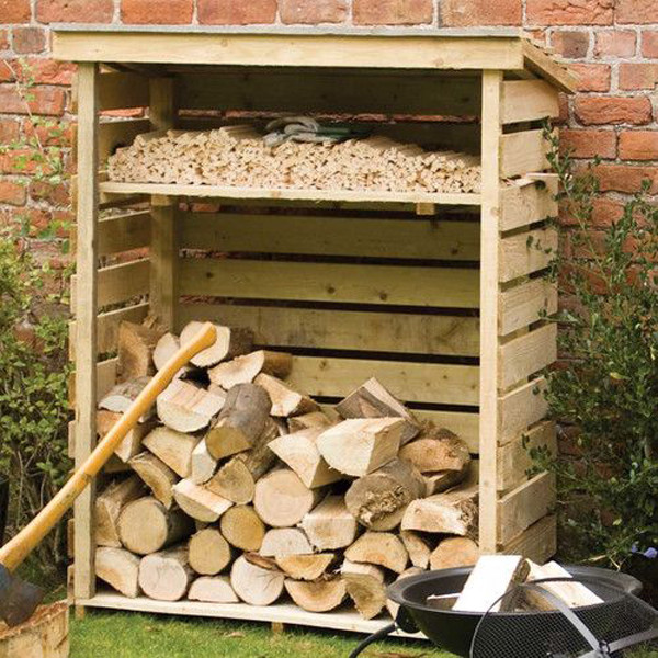 DIY Wood Storage Rack
 DIY outdoor firewood rack organizer – HomeMydesign