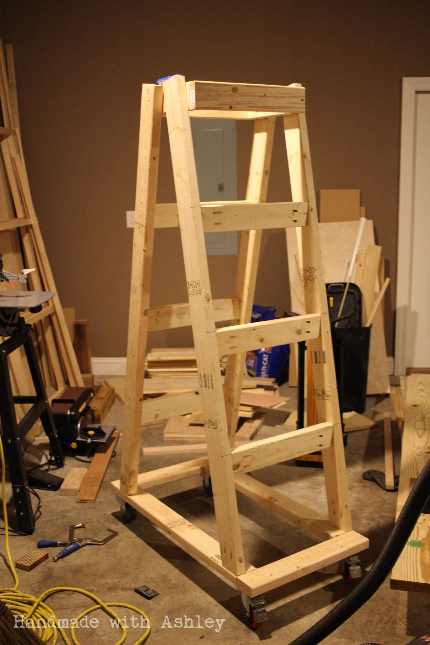 DIY Wood Storage Rack
 DIY Mobile Lumber Rack Plans by Rogue Engineer