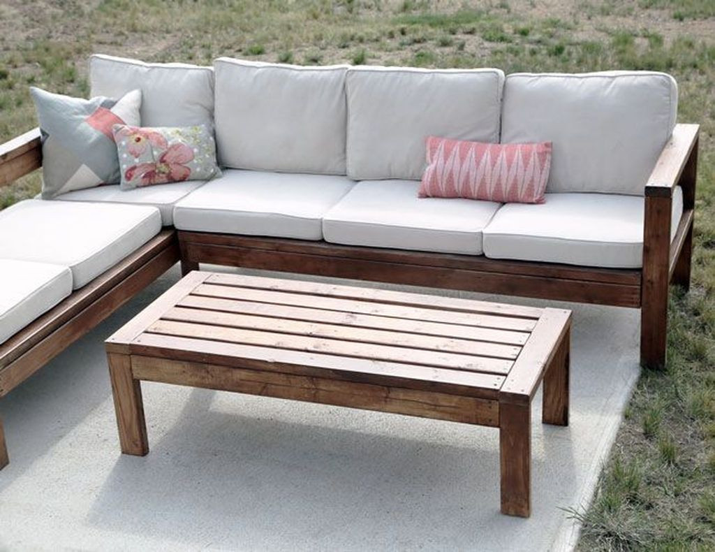 DIY Wooden Outdoor Furniture
 37 Creative DIY Outdoor Furniture Ideas HOMYSTYLE