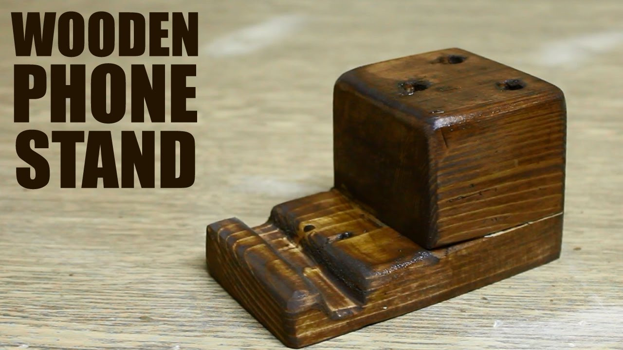 DIY Wooden Phone Stand
 DIY Wooden Phone Stand