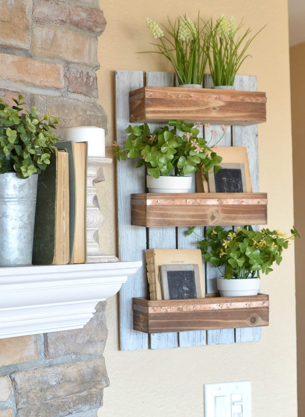 DIY Wooden Planter
 DIY Wooden Wall Planter Little Vintage Nest