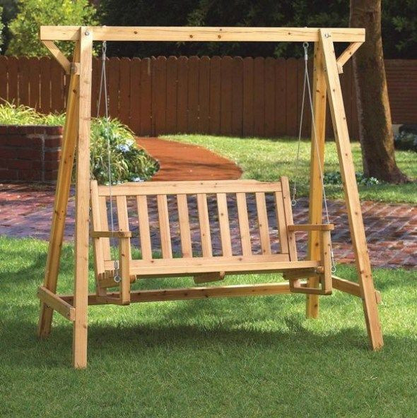 DIY Wooden Swing
 diy wooden swing set plans free diy home