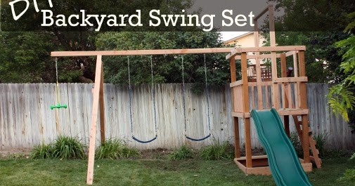 DIY Wooden Swing
 Everyday Art DIY Wooden Swing Set