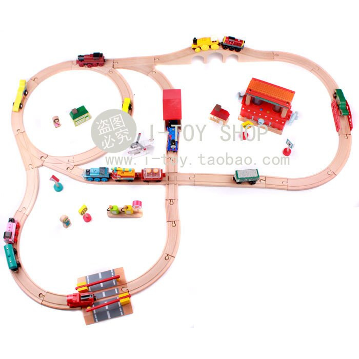 DIY Wooden Train Tracks
 DIY thomas train track tracks orbit trains patible