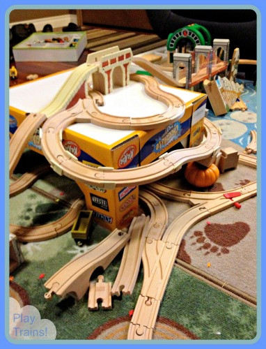 DIY Wooden Train Tracks
 Recycled Track Platform DIY Project for Wooden Train Layouts