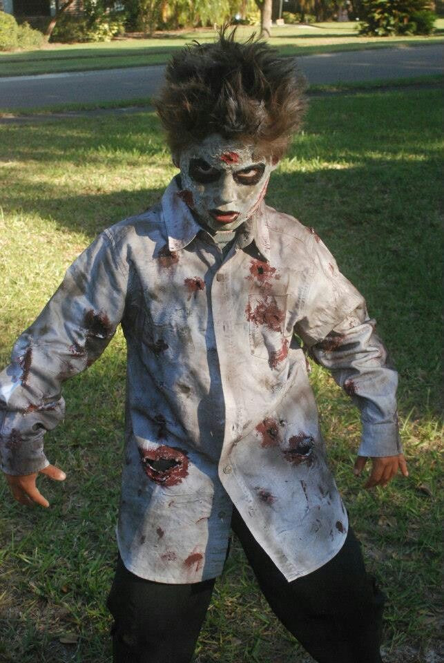 DIY Zombie Costume For Kids
 66 best images about Zombie Kids on Pinterest