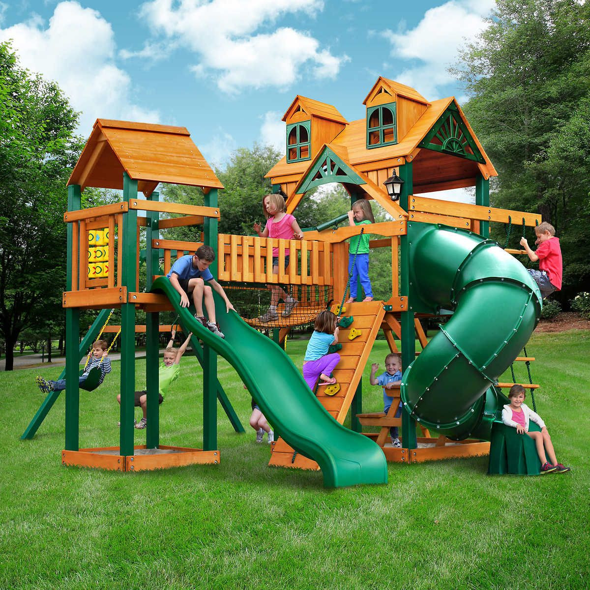 Do It Yourself Backyard Playsets
 Gorilla Playsets Wilderness Gym Playset Do It Yourself