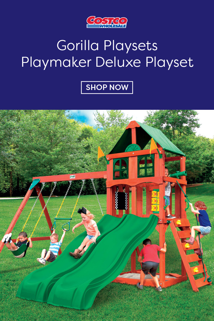 Do It Yourself Backyard Playsets
 Gorilla Playsets Playmaker Deluxe Playset Do It Yourself