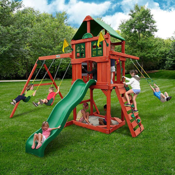 Do It Yourself Backyard Playsets
 Gorilla Playsets PlayMaker Playset Do It Yourself With